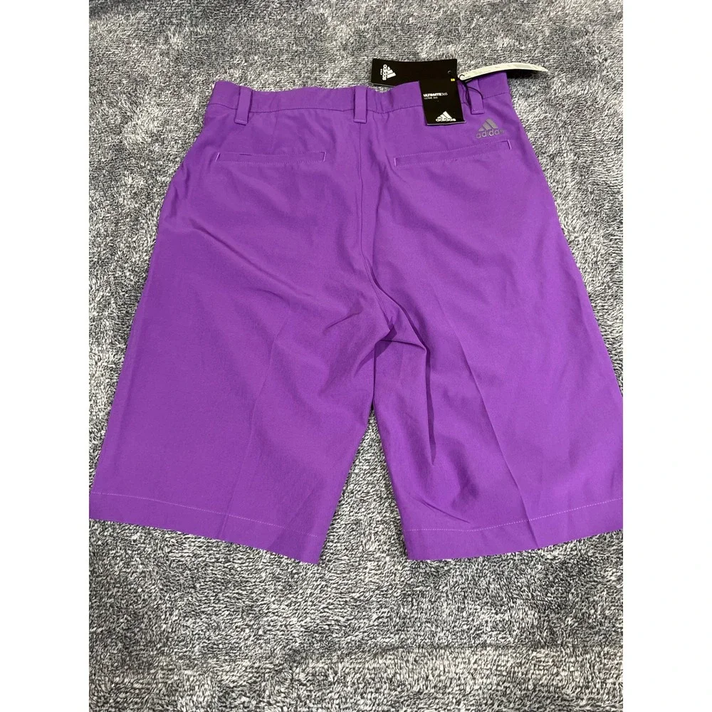 Adidas Golf Ultimate365 Shorts Mens 28 Purple DT6677 Performance Stretch